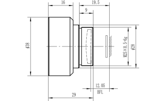 27mm f/1.0 Athermalized Lenses for LWIR Thermal Imaging Camera